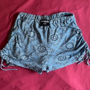 Paisley/Bandana Print Shorts